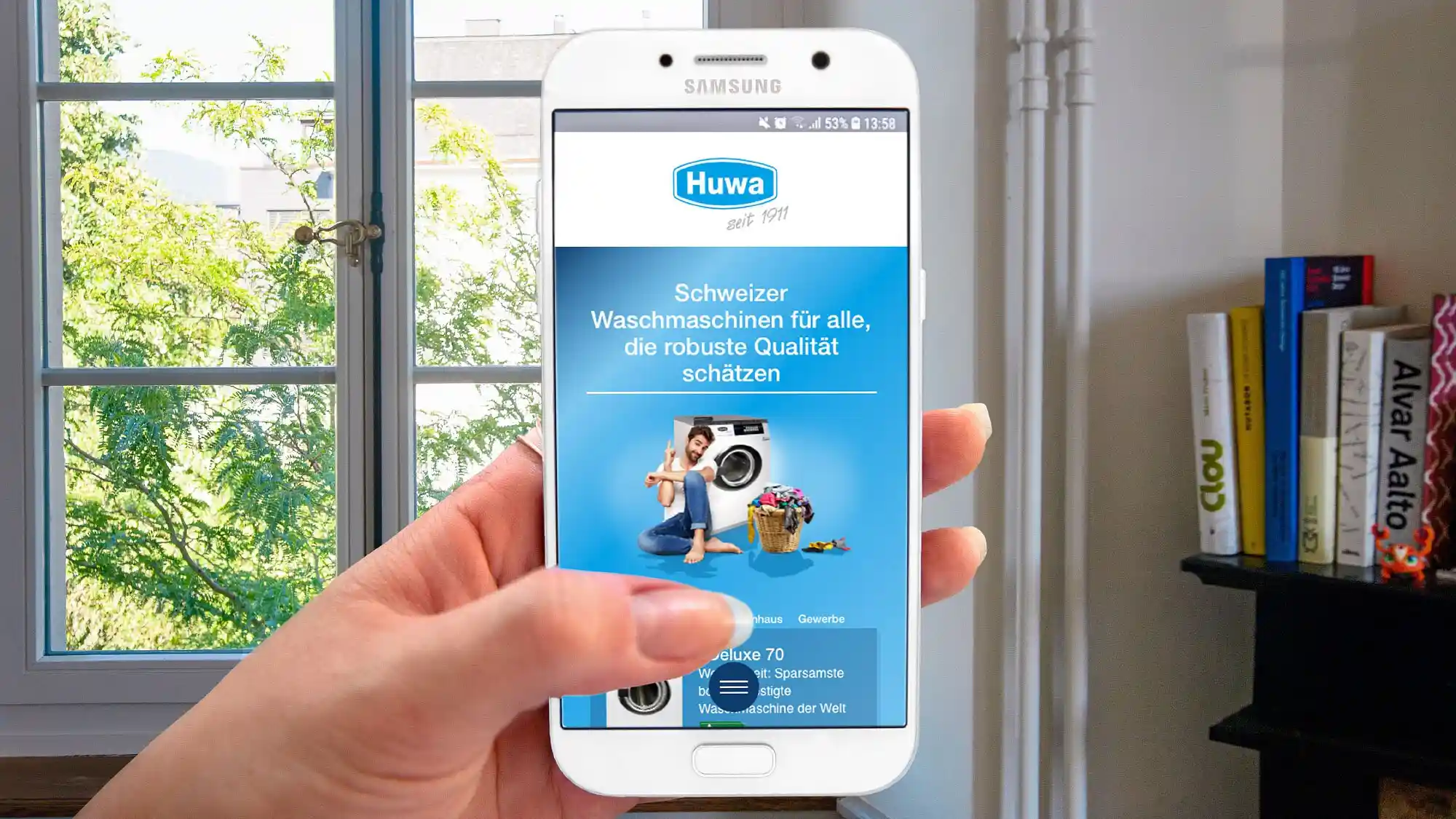 R. Hunziker AG – Website – Mobile