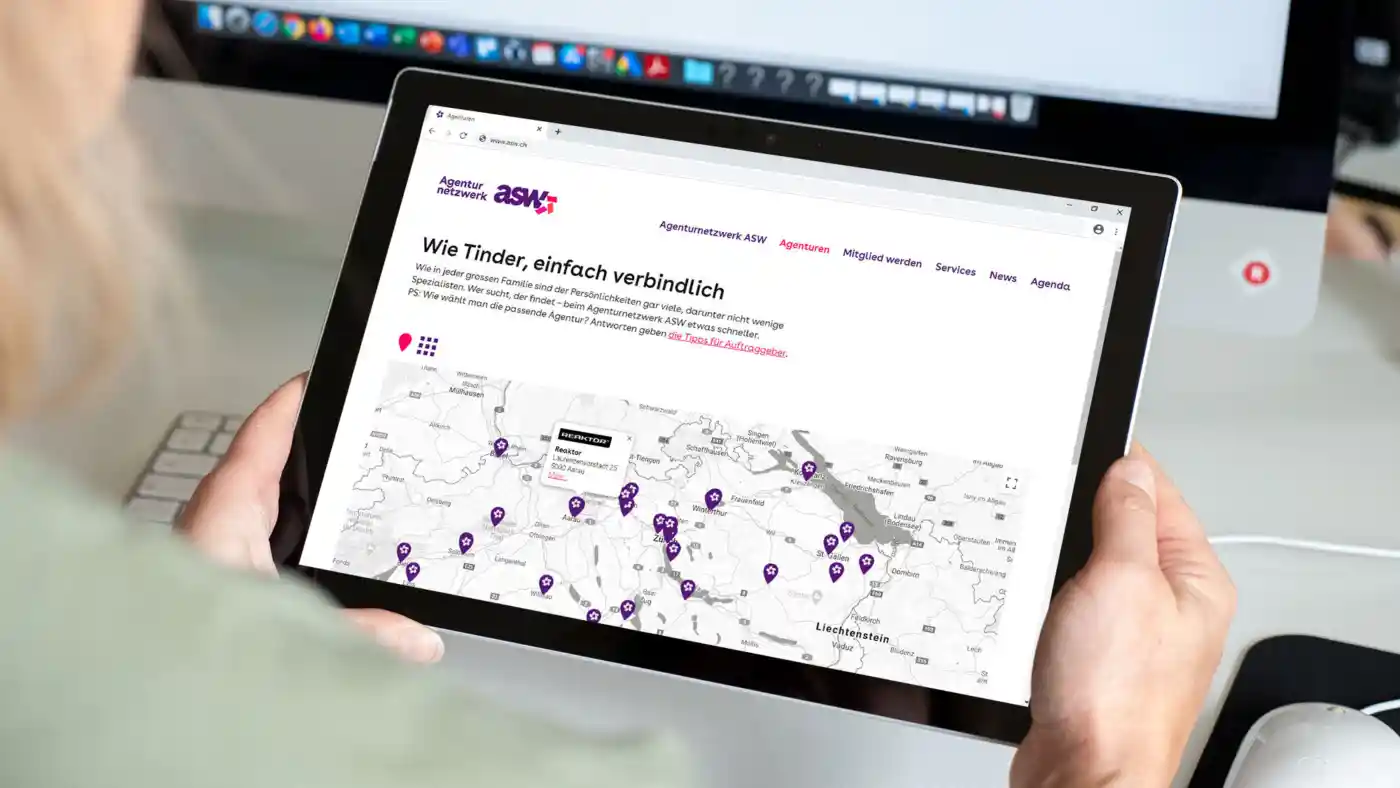 Agenturnetzwerk ASW – Website – Mobile