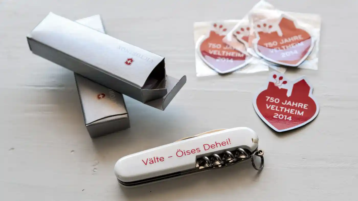750 Jahre Gemeinde Veltheim – Give aways