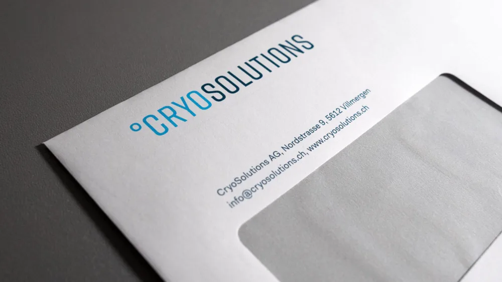 CryoSolutions AG – Corporate Design – Kuvert