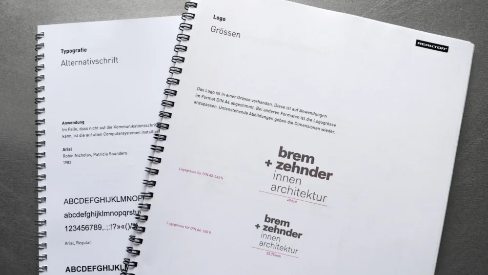 Brem+Zehnder AG – Corporate Design – Manual