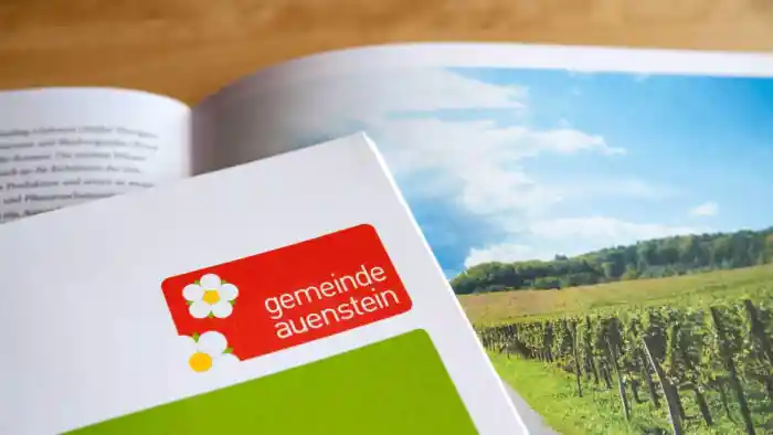 Gemeinde Auenstein – Corporate Design Willkommensbroschüre