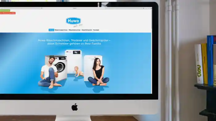 R. Hunziker AG – Website – Desktop Home