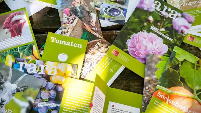 ProSpecieRara – Corporate Design wilde Auswahl