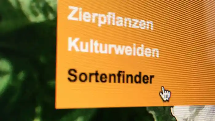 ProSpecieRara – Sortenfinder – Website gezoomt